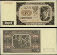 500 złotych 1.07.1948, seria CC, numeracja 96584