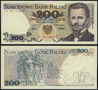 200 złotych 25.05.1976, seria D, numeracja 82166