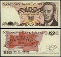 100 złotych 1.06.1982, seria HG, numeracja 65010
