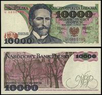 10.000 złotych 1.02.1987, seria U, numeracja 080
