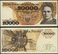 20.000 złotych 1.02.1989, seria AK, numeracja 03