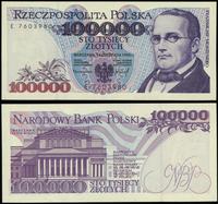 100.000 złotych 16.11.1993, seria E, numeracja 7