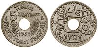 5 centymów AH 1357 (AD 1938), Paryż, stop niklu 