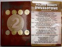 Polska, zestaw monet dwuzłotowych z lat 1995–1999