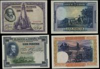 zestaw: 100 peset 1.07.1925 i 100 peset 15.08.19
