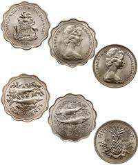 zestaw 5 monet, 1 cent 1966, 5 centów 1966, 10 c