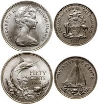 zestaw 6 monet, 5 centów 1973, 5 centów 1975, 10