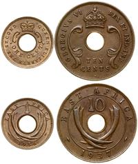 lot 2 monet, Birmingham, 1 cent 1956 H oraz 10 c