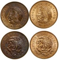 zestaw 2 x 50 centavo 1956, 1959, Meksyk, brąz, 