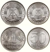 zestaw 2 monet, Berlin, 50 fenigów 1972 A oraz 1