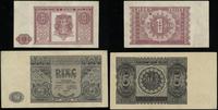 zestaw: 1 złoty i 5 złotych 15.05.1946, bez ozna