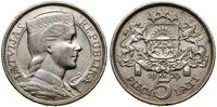 5 łatów 1929, Londyn, srebro próby 835, 24.89 g,