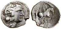 didrachma ok. 229-48 pne, Aw: Głowa Dionizosa w 