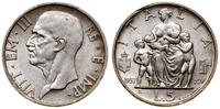 Włochy, 5 lirów, 1937 R
