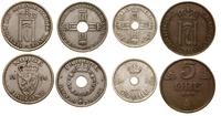 Norwegia, zestaw 4 monet