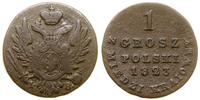 Polska, 1 grosz polski z miedzi krajowej, 1825 IB