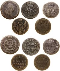 zestaw monet 5 groszowych, w skład zestawu wchod