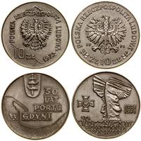 zestaw: 10 złotych 1971 i 10 złotych 1972, Warsz