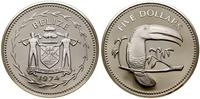 5 dolarów 1974, Franklin Mint, Tukan, na obrzeżu