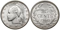 25 centów 1960, srebro próby "900" 5.26 g, piękn