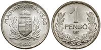 1 pengö 1926 BP, Budapeszt, srebro próby "640", 