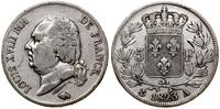 5 franków 1823 A, Paryż, typ au buste nu, srebro