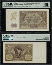 10 złotych 1.03.1940, seria L, numeracja 9197663