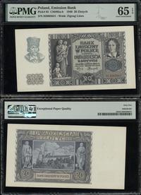 20 złotych 1.03.1940, seria H, numeracja 2065641
