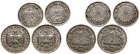 zestaw 4 monet, 1 marka 1934 D (Monachium), 1934