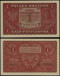 1 marka polska 23.08.1919, seria I-LL, numeracja