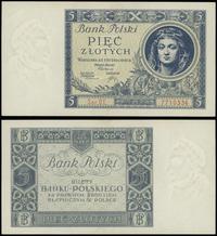 5 złotych 2.01.1930, seria DE, numeracja 7710336