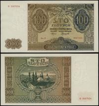 100 złotych 1.08.1941, seria D, numeracja 356702