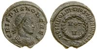 follis 322–325, Ticinum, Aw: Popiersie cesarza w