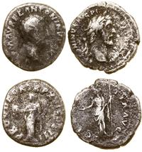 zestaw 2 x denar, denary: Antoniusz Pius (138–16