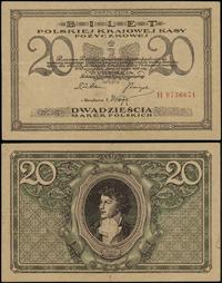 20 marek polskich 17.05.1919, seria H, numeracja