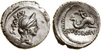 denar 46 pne, Rzym, Aw: Głowa Wenus w diademie w