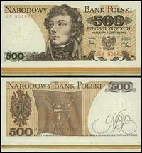 500 złotych 1.06.1982, seria GF, numeracja 80596