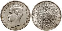 2 marki 1906 D, Monachium, czyszczone, AKS 204, 