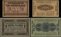 zestaw: 1/2 marki i 1 marka 4.04.1918, Kowno, ra