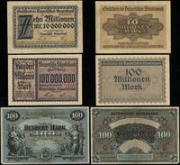 zestaw 3 banknotów, w zestawie: 100 marek 1.01.1