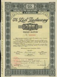5% list zastawny na 500 złotych 15.12.1936, Wars