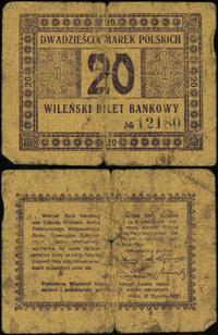 bon na 20 marek polskich 31.01.1920, numeracja 1