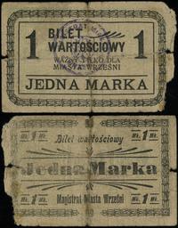 bon na 1 markę 1919, na stronie odwrotnej pieczę