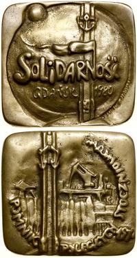 Medal pamiątkowy 1981, Aw: Słońce, na nim Pomnik