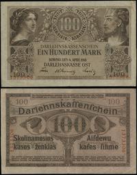 100 marek 4.04.1918, Kowno, numeracja 1373306, z