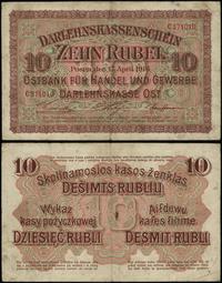 10 rubli 17.04.1916, Poznań, seria C, numeracja 
