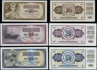 zestaw 6 banknotów 1968–1986, w skład wchodzą no