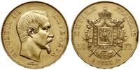 50 franków 1855 A, Paryż, złoto, 16.10 g, Fr. 57