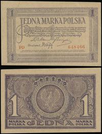 1 marka polska 17.05.1919, seria PD, numeracja 6
