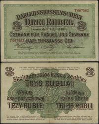 3 ruble 17.04.1916, Poznań, seria T, numeracja 0